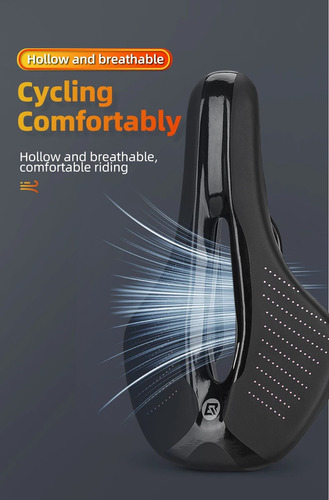 Asiento Rockbros Para Bicicletas Mtb Ruta Sillín Ultraligero - Imagen 4