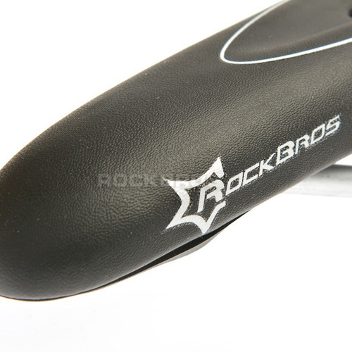 Asiento Sillin Bicicleta Ciclismo Rockbros Cuero Sintético - Imagen 4