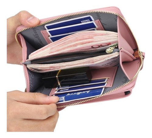 Bolso Bandolero Marca Baellery Pequeño De Cuero Para Damas - Imagen 7