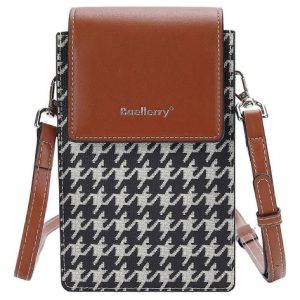 Bolso Bandolero Para Damas Cartera De Cuero Baellerry N8701