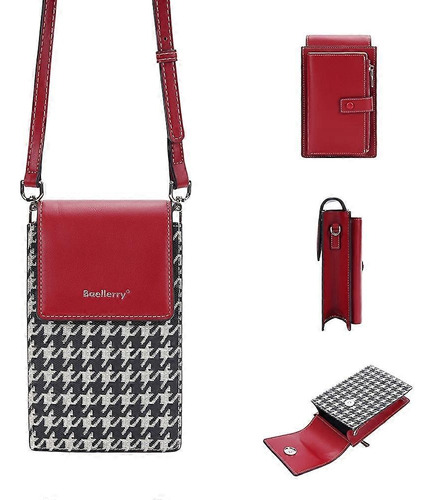 Bolso Bandolero Para Damas Cartera De Cuero Baellerry N8701 - Imagen 8