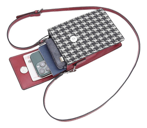 Bolso Bandolero Para Damas Cartera De Cuero Baellerry N8701 - Imagen 9