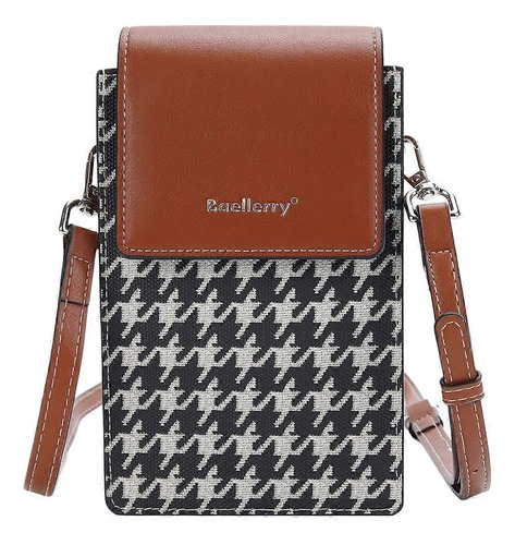 Bolso Bandolero Para Damas Cartera De Cuero Baellerry N8701