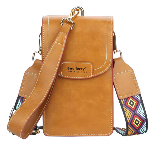 Bolso Crossbody Baellery De Cuero Gran Capacidad Para Damas - Imagen 7