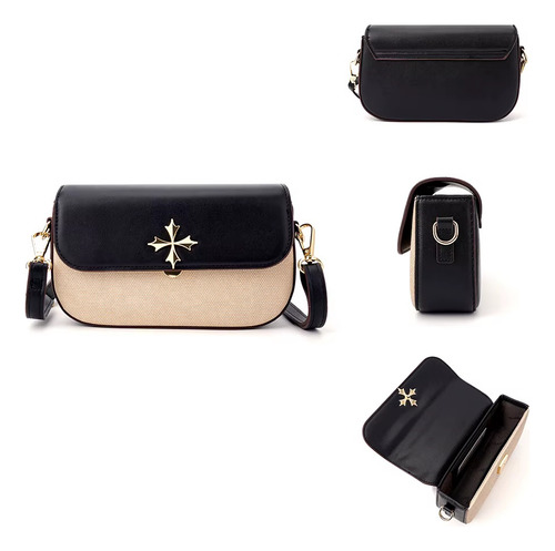 Bolso Cruzado Bandolero Cuero Baellerry N8633 Cartera Damas - Imagen 5