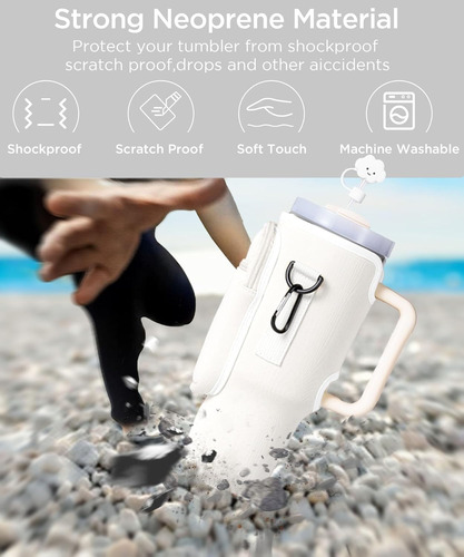 Bolso Estuche De Neopreno Para Vasos Térmico Tipo Stanley - Imagen 16