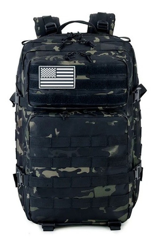 Bolso Morral Tactico Multi Funcional Crossfit Gym Viaje 50l - Imagen 37