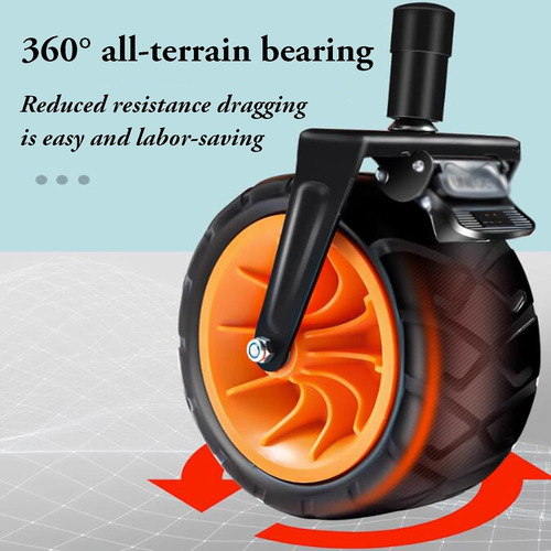 Carro De Playa Plegable Camping Picnic Carrito Transportador - Imagen 5