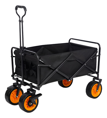 Carro De Playa Plegable Camping Picnic Carrito Transportador