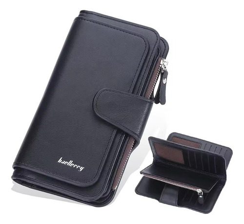 Cartera Baellery De Cuero Billetera Grande Para Damas - Imagen 11