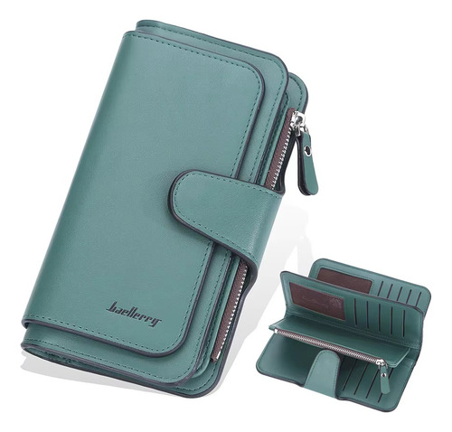 Cartera Baellery De Cuero Billetera Grande Para Damas - Imagen 15