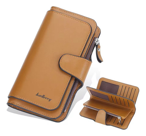 Cartera Baellery De Cuero Billetera Grande Para Damas - Imagen 3