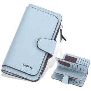 Cartera Baellery De Cuero Billetera Grande Para Damas