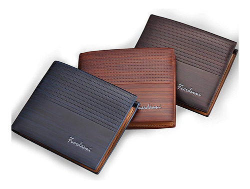 Cartera Cuero Billetera Elegante De Hombre Baellerry Dr017 - Imagen 3