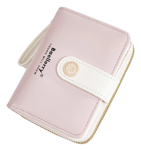 Cartera Femenina Baellerry N1917 Monedero Billetera De Cuero - Imagen 5