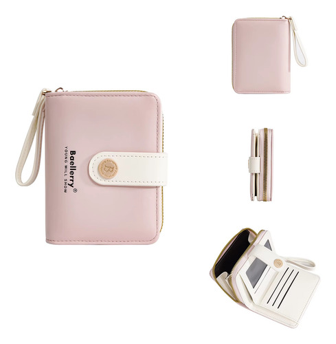 Cartera Femenina Baellerry N1917 Monedero Billetera De Cuero - Imagen 6