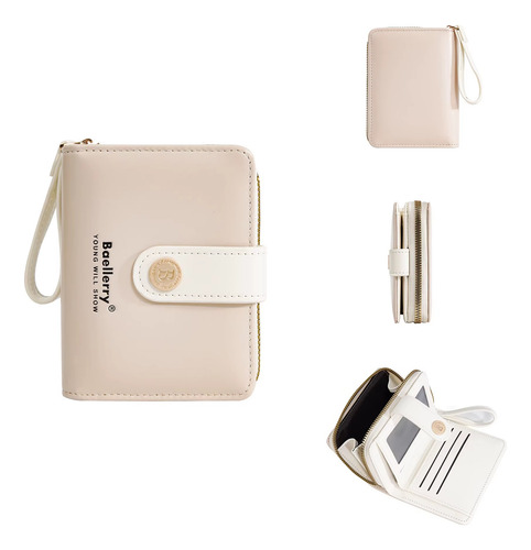 Cartera Femenina Baellerry N1917 Monedero Billetera De Cuero - Imagen 10