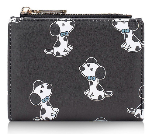 Cartera Tarjetero De Mujer Baellerry Estampado De Perritos - Imagen 11