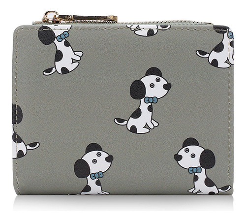 Cartera Tarjetero De Mujer Baellerry Estampado De Perritos - Imagen 15