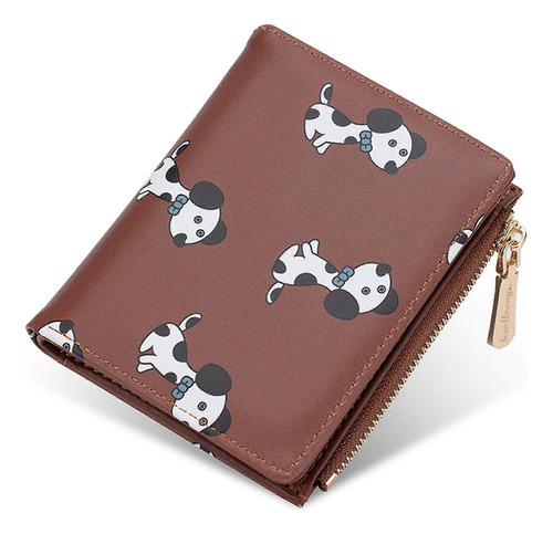 Cartera Tarjetero De Mujer Baellerry Estampado De Perritos