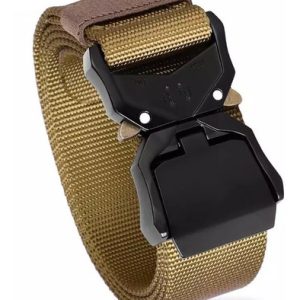 Correa Cinturon Tactico Militar Nylon Con Hebilla De Metal