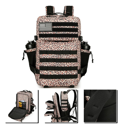 Bolso Morral Tactico Multi Funcional Crossfit Gym Viaje 50l - Imagen 61