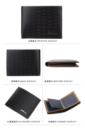 Billetera De Cuero Baellerry Dr024 Cartera Casual Hombre - Imagen 8