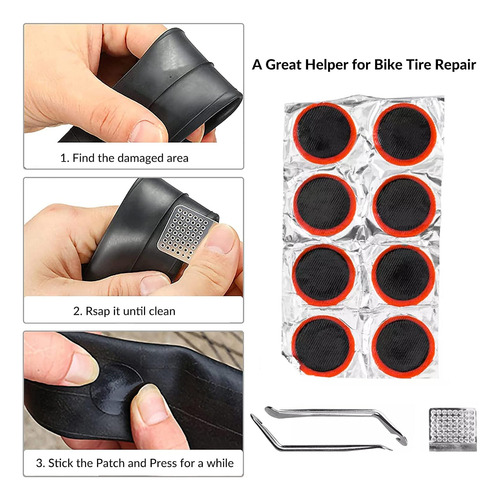 Kit De Parchos Bicicleta 8 Und 2 Paletas Metálicas Rockbros - Imagen 5