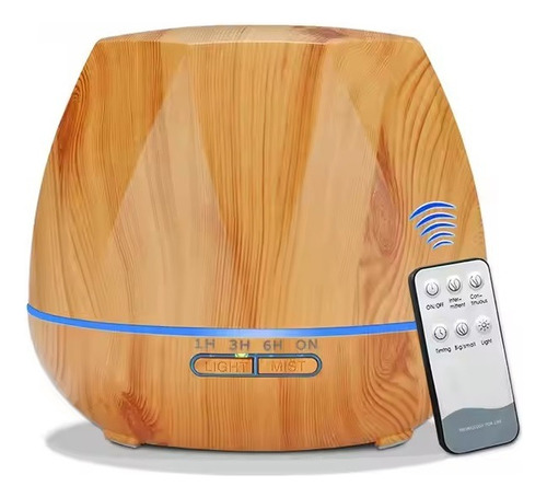 Humidificador Aromático Eléctrico Capacidad 500ml Luz Led - Imagen 2