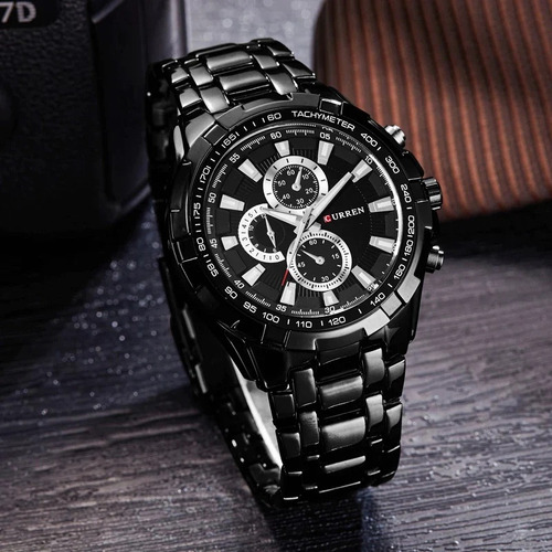 Reloj Hombre Cronógrafo Correa Acero Inoxidable Curren 8023 - Imagen 21