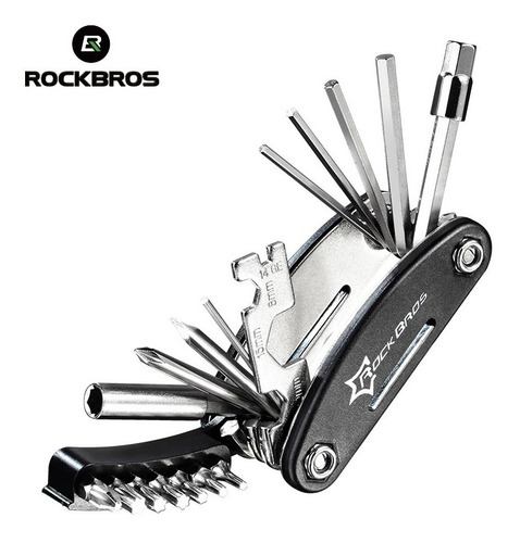 Multi Herramienta Portatil Para Bicicleta 16 En 1 Rockbros