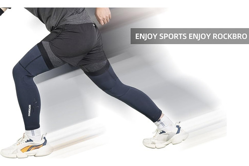 Par Mangas Pierna Rodilla Calidas Ciclismo Motorizado Rockbr - Imagen 3