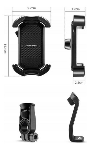 Porta Teléfono Rockbros Soporte De Celular Rotación 360° - Imagen 2