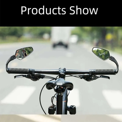 Espejo Retrovisor Cuadrado Rockbros Hd 360 Para Bicicletas - Imagen 2