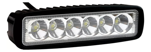 Faros Barra Led 5.5 18w 6000k Toyota Jeep Rustico Viper - Imagen 2