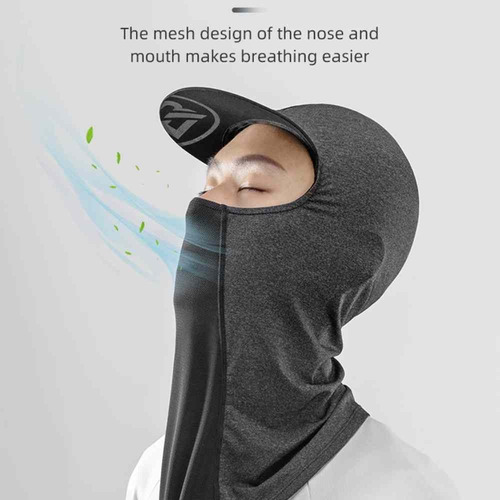 Balaclava Con Visera Rockbros Transpirable Protección Uv - Imagen 3