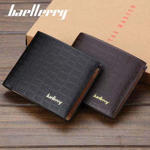 Billetera De Cuero Baellerry Dr024 Cartera Casual Hombre - Imagen 7