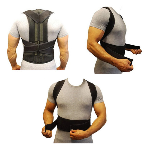 Corrector De Postura Magnetico Faja 100% Ajustable Completo - Imagen 2