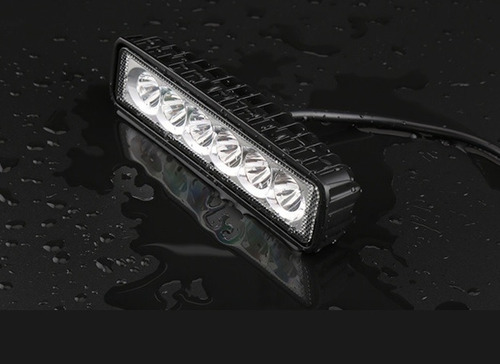 Faros Barra Led 5.5 18w 6000k Toyota Jeep Rustico Viper - Imagen 7