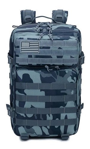 Bolso Morral Tactico Multi Funcional Crossfit Gym Viaje 50l - Imagen 40