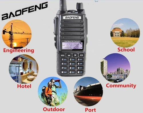 Radio Baofeng Uv82 Dual Band Vhf 136-174 Uhf 400-520 8 Watt - Imagen 9