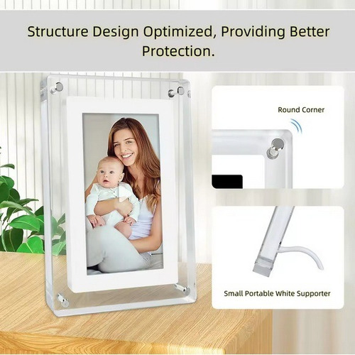 Porta Retrato 10 Pulgadas Acrílico Digital De Fotos Y Videos - Imagen 3