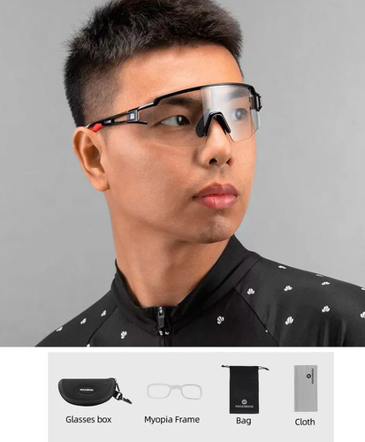 Lentes Fotocromáticos Rockbros 1017 Gafas Ciclismo Deportes - Imagen 10