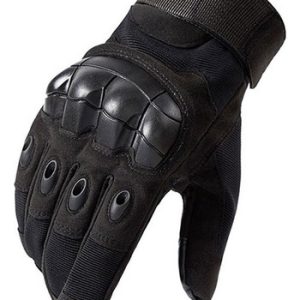Guantes Tácticos Antideslizantes Cuero Protección Nudillos