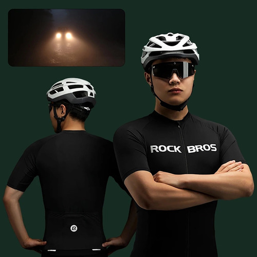 Mailot Camiseta Ciclismo Rockbros Transpirable Secado Rápido - Imagen 4