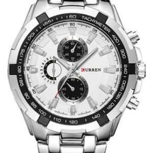 Reloj Hombre Cronógrafo Correa Acero Inoxidable Curren 8023