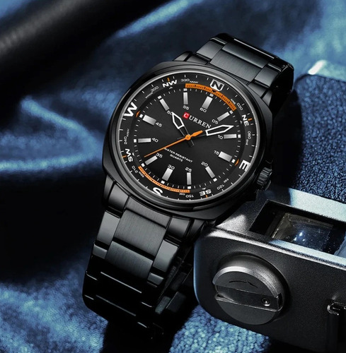 Reloj Caballero Curren 8455 Original Correa Acero Inoxidable - Imagen 8