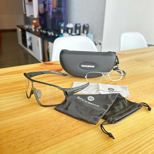 Lentes Deportivos Fotocromatico Ciclismo Motorizado Rockbros - Imagen 12