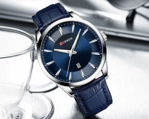 Reloj Pulsera Curren Original Cuarzo Hombre Caballero Cuero - Imagen 7