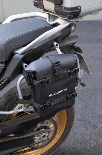 Bolso Rockbros Para Motos Impermeable Gran Capacidad 5l - Imagen 4